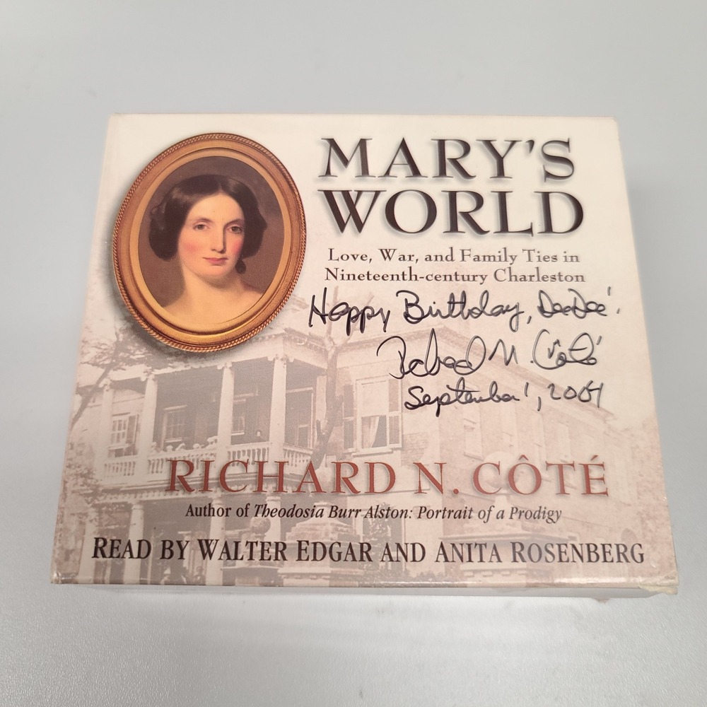 Richard N. Cote Mary's World Audiobook 8 CD Set Signed Autographed 2003 Good